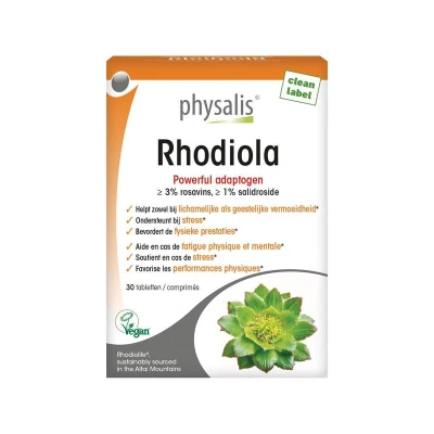 Afbeelding van Physalis Rhodiola bio 30 tabletten