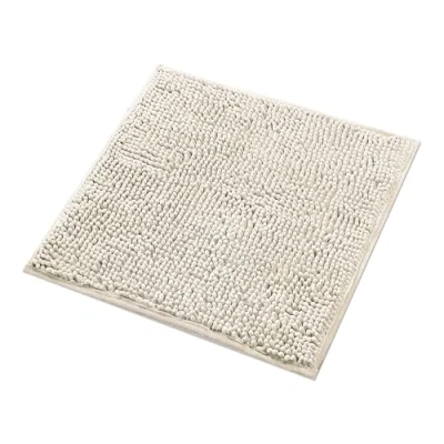 Afbeelding van Badmat Crème Badkamer Tapijt kan gecombineerd worden tot een set Antislip &amp; Maschinewasbaar Toiletmat 45x45cm