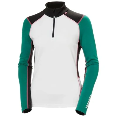 Afbeelding van Helly Hansen LIFA Midweight 1/2 Trui, Dames, Maat: Medium, Emerald