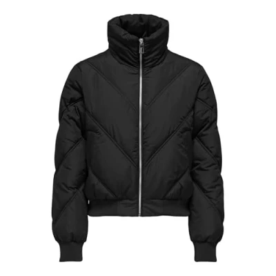 Afbeelding van ONLY Dames Onltamara Quilted Jacket Cc OTW bufferjas, zwart, XL