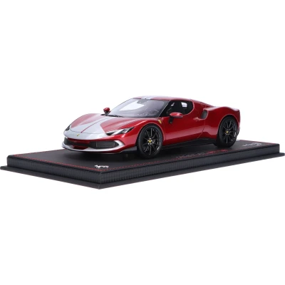 Afbeelding van Ferrari 296 GTB BBR Models Modelauto 1:18 2022 P18211B Schaalmodel
