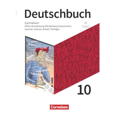 Afbeelding van Deutschbuch Gymnasium 10. Schuljahr Berlin, Brandenburg, Mecklenburg Vorpommern, Sachsen, Sachsen Anhalt und Thüringen Schulbuch mit Hörtexten Erklärfilmen
