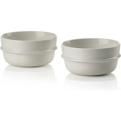 Afbeelding van Schaal Zone Denmark Inu Offwhite 0,4L (2 Delig)
