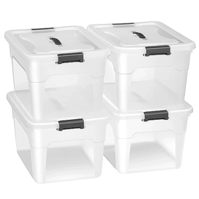 Afbeelding van Opbergbox / Opslagdoos 30 L Kunststof 4 Delig Incl. Deksel