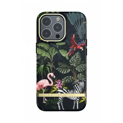 Afbeelding van Richmond &amp; Finch Satin iPhone 13 Pro Max Jungle Flow