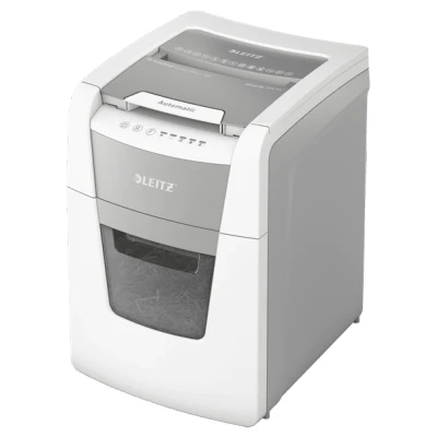 Afbeelding van Papiervernietiger Leitz IQ Auto+ Small Office 100 P4 snippers 4x28mm