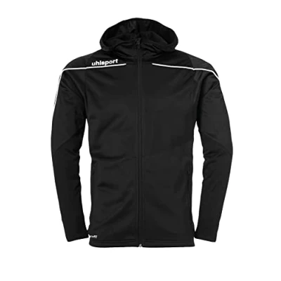 Afbeelding van Uhlsport Stream 22 Trainingsjas Met Capuchon Kind Zwart Wit Maat 152