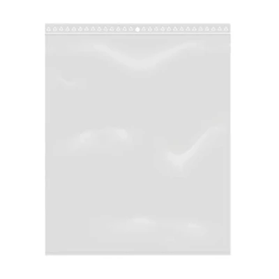 Afbeelding van Extiff 100 hersluitbare zakjes met ritssluiting, transparant, voor levensmiddelen, sieraden, accessoires, formaat 20 x 25 cm