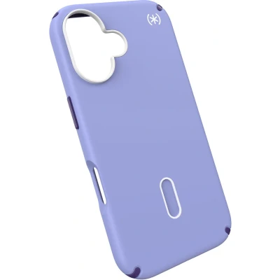 Afbeelding van Speck hoesje geschikt voor Apple iPhone 16 Slank Ultieme Bescherming Luxe Soft touch Afwerking Valbescherming gecertificeerd tot 4 meter Microban Antibacterieel Presidio2 Pro lijn Paars