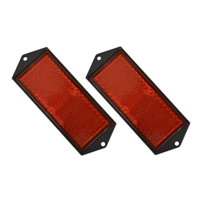 Afbeelding van Carpoint Reflector Rood 104x40mm 2 stuks