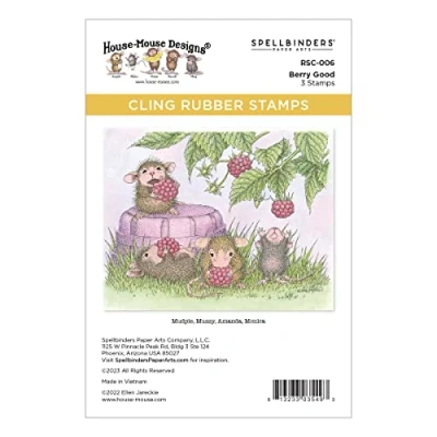 Afbeelding van Spellbinders Berry Good Cling Rubber Stempel uit The Spring Collection door House Mouse Designs, ROOD, ONE