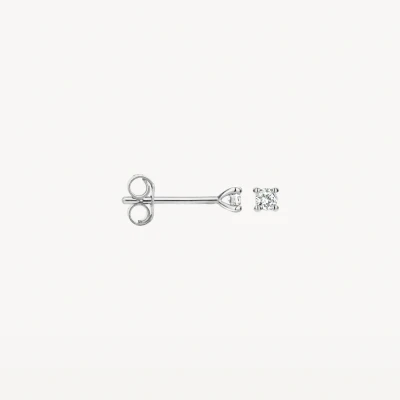Afbeelding van Blush Diamonds Diamanten Oorknoppen 7601WDI 14k Wit goud 14 Karaat