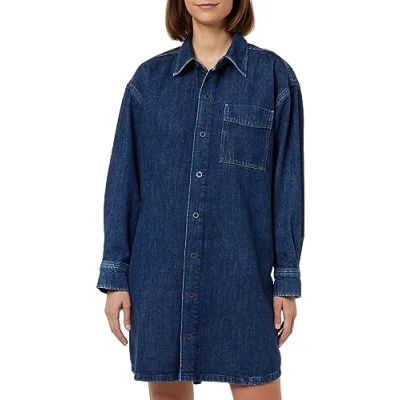 Afbeelding van G STAR RAW Oversized denim jurk, Blauw (Antique Waterfront D23675 d301 g228), L