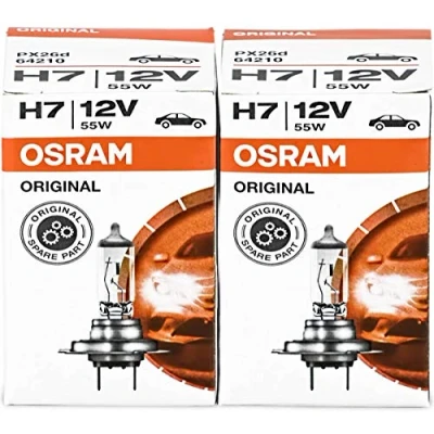 Afbeelding van OSRAM ORIGINAL LINE H7 Halogeen koplamp, 55 W, PX26d, set van 2