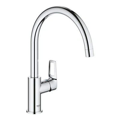 Afbeelding van GROHE QuickFix Start Loop keukenmengkraan met hoge uitloop