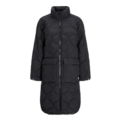 Afbeelding van JACK &amp; JONES Dames Jxsena gewatteerde jas OTW jas, zwart, L