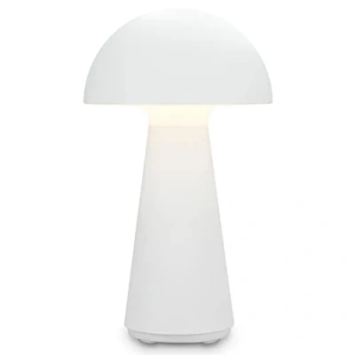 Afbeelding van Briloner Leuchten FUNGO oplaadbare LED tafellamp 2,6W 3 niveau dimmer Touch USB 2000 mAh batterij wit