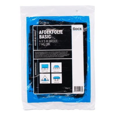 Afbeelding van Flocx Afdekfolie Basic 7MU 4MTR X 5MTR Schildersbenodigdheden