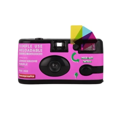 Afbeelding van Lomography Simple Use Reloadable Camera LomoChrome Purple Film