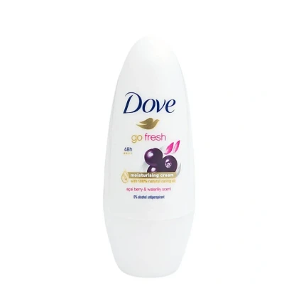 Afbeelding van 6x Dove Deodorant Roller Go Fresh Acai Berry &amp; Waterlily 50ml