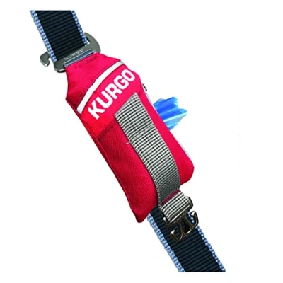 Afbeelding van Kurgo Duty Bag voor honden, navulbare hondenpoepzakdispenser, dispenser met hondenpoepzakken, te bevestigen aan elke riem, machinewasbaar, universeel ontwerp, handige haak gebruikte afvalzakken