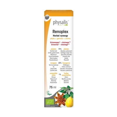 Afbeelding van Physalis Renoplex Kruiden Synergie Druppels Bio (75ml)