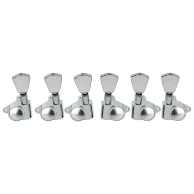Afbeelding van Musiclily Economy 3L3R Roto stijl Gesloten Gitaar Tuners Stemmechanieken voor Epiphone Les Paul SG ES Elektrische/Akoestische Gitaar, Chroom Keystone Knop