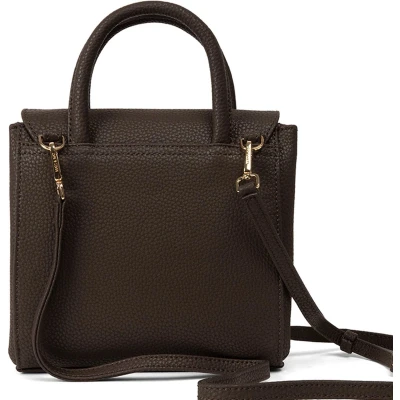 Afbeelding van Matt &amp; Nat Adel Small Purity Satchel Truffle