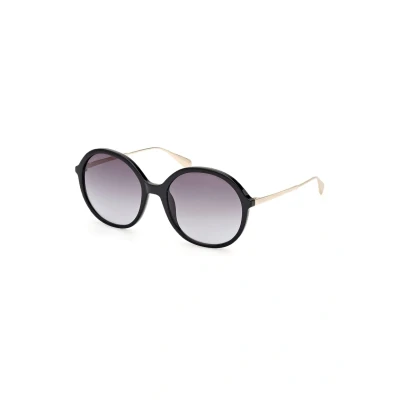 Afbeelding van MAX&amp;Co. Zonnebril, Dames, Maat: One Size, Glossy black smoke gray gradient