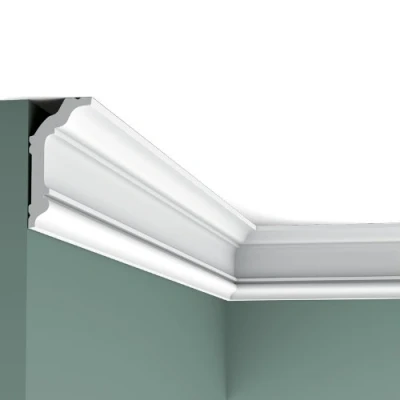 Afbeelding van Kroonlijst Orac Decor CX176 AXXENT Lijstwerk Sierlijst tijdeloos klassieke stijl wit 2m