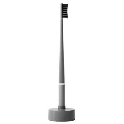 Afbeelding van Piuma Brush + Base Soft Asphalt Grey Tandenborstels Beautytasting