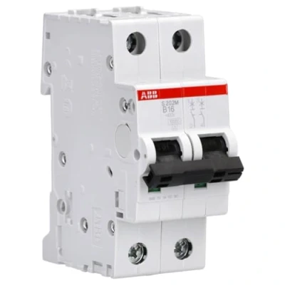 Afbeelding van ABB S202M B16 INSTAUTOMAAT 2P 16A B KAR