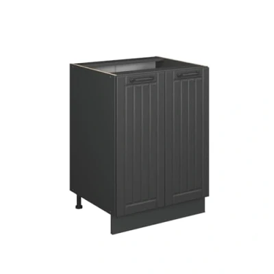 Afbeelding van Vicco Onderkast keuken, Fame Line, donkergrijs, 60 cm, zonder werkblad