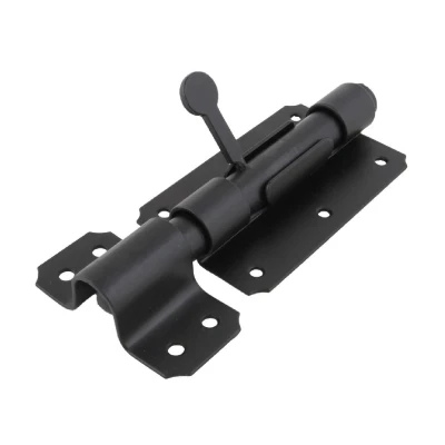 Afbeelding van Plaatgrendel 100 mm zwart