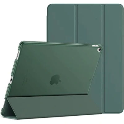 Afbeelding van JETech Hoes voor iPad Pro 12,9 Inch (1e en 2e Generatie, Model van 2015 2017), Case met Automatisch Wekken/Slapen (Mistige Blauw)