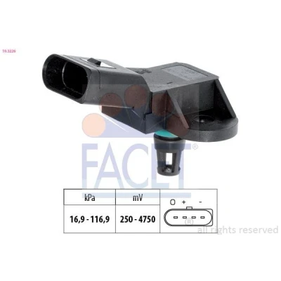 Afbeelding van FACET 10.3226 Sensoren 17kPa 117kPa Made in Italy OE Equivalent