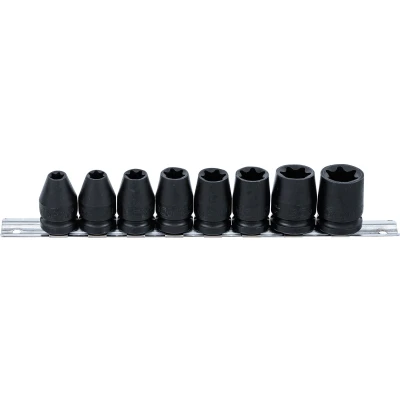 Afbeelding van BGS Kracht dopsleutelset E profiel 1/2&quot; E10 E24 8 delig