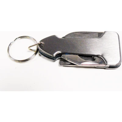 Afbeelding van Multitool Sleutelhanger Stier inclusief Flesopener Mes Kruiskop Schoevendraaier