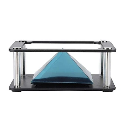 Afbeelding van 3D hologram projector piramide, 3,5 6 inch mobiel smartphone hologram, holografische display staat voor elke (cilinder)