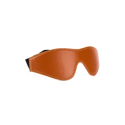 Afbeelding van Oogmasker Blaze Elite Cognac Veganistisch Leer Bruin