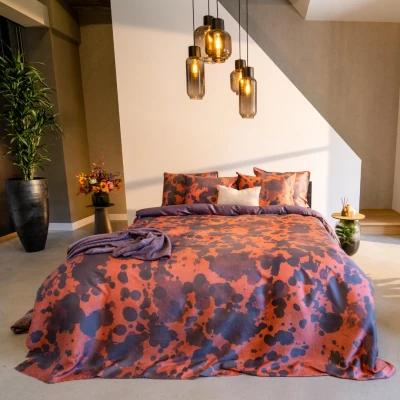 Afbeelding van Dekbedovertrek Kayori Adame Terra Hennep 260 x 200 / 220 cm Extra Breed
