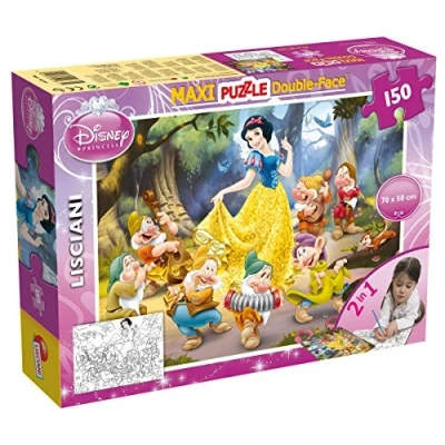 Afbeelding van Lisciani 46751 puzzle df supermaxi 150 sneeuwwitje
