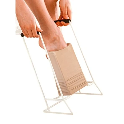 Afbeelding van RUSSKA 26011300 aantrekhulp voor compressiekousen, breed, wit