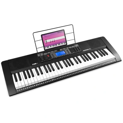 Afbeelding van MAX Rhapsody61 elektronisch keyboard piano met 61 toetsen inclusief