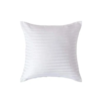 Afbeelding van Homescapes kussensloop 40 x cm, wit, 100% katoen draaddichtheid 330 met satijnen strepen ritssluiting