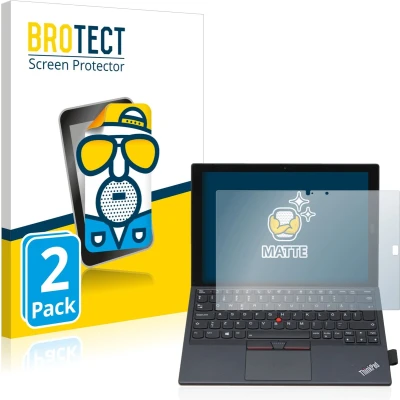 Afbeelding van BROTECT Screenprotector voor Lenovo ThinkPad X1 Tablet Folie Beschermfolie matte (2 Stuks)
