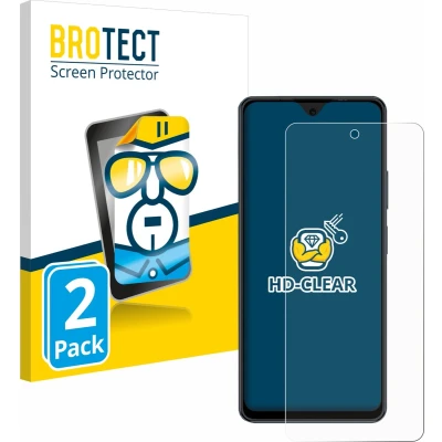 Afbeelding van BROTECT Screenprotector voor Blackview Oscal Tiger 12 Folie Beschermfolie transparant (2 Stuks)