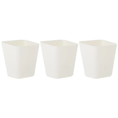 Afbeelding van Ikea NEW SUNNERSTA Container, wit, set van 3 door