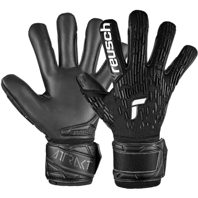 Afbeelding van Reusch Attrakt Freegel Infinity Finger Support Keepershandschoenen voor volwassenen met Evolution Negative Cut en vingerbescherming, ideaal kunstgras,zwart,7,5