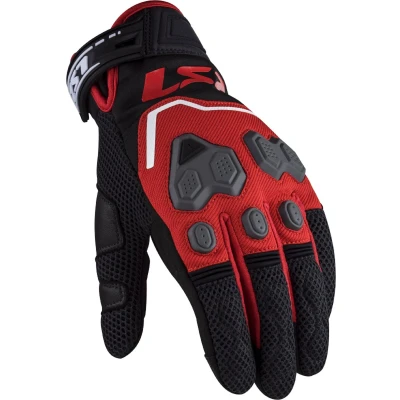 Afbeelding van LS2 handschoenen Vega zwart / rood maat S motor scooter